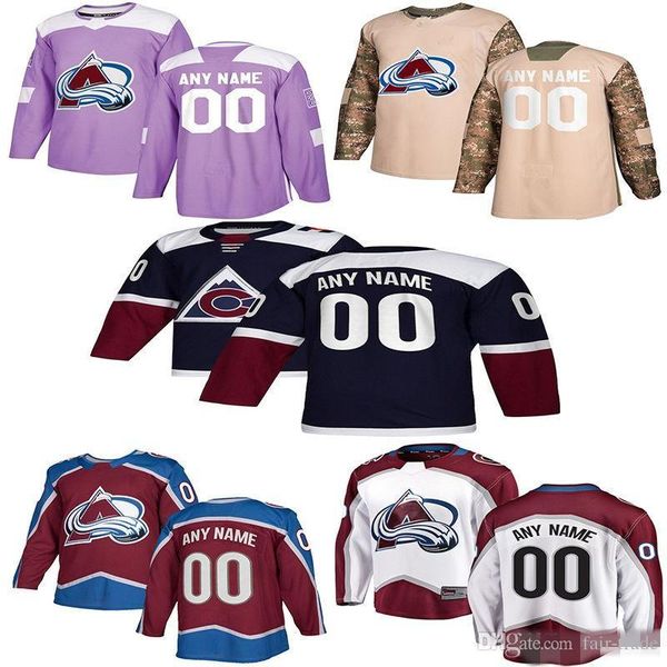 

Custom Colorado Avalanche 2019 Navy Blue Third Jersey 49 Bowen Byram men women youth kid White Red Rantanen Landeskog Barrie MacKinnon Cole