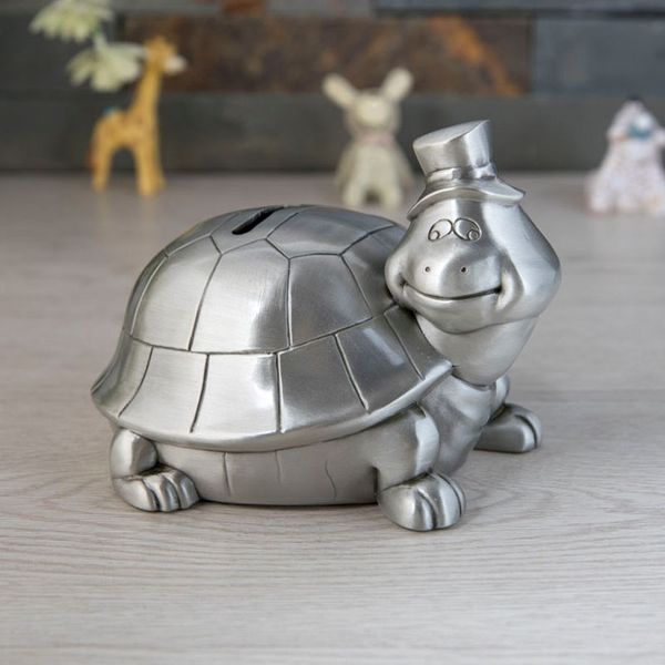

zinc alloy craft longevity turtle money box creative turtle money box children gift teenage ninja coin bank other home decor