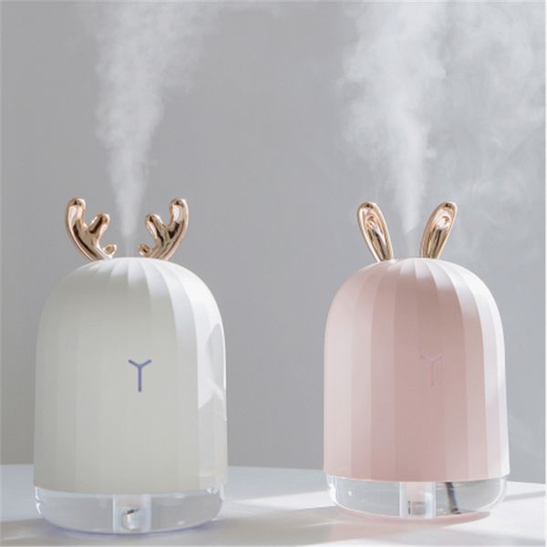 

220ML Ultrasonic Air Humidifier Aroma Essential Oil Diffuser for Home Car USB Fogger Mist Maker with LED Night Lamp