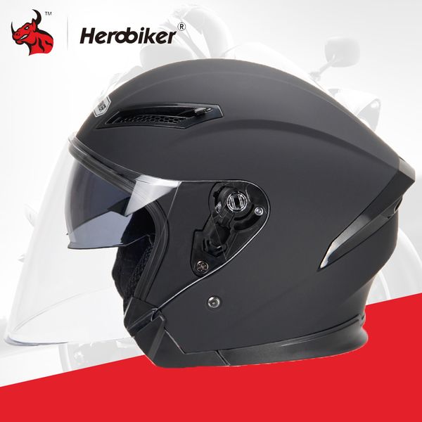 

herobiker motorcycle helmet men casco moto motorbike full face helmet street bike racing double visor moto