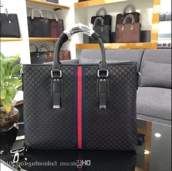 

leather lapbag men fashion luxury genuine leather men bag stylish male business shoulder briefcase double-layers space 39*29*7cm
