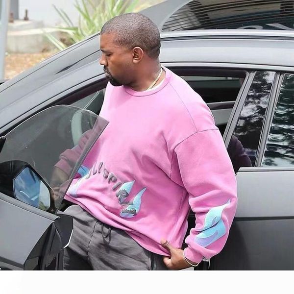 

воскресное служение святого духа англ.xyz flame holy spirit crewneck пуловер толстовка с длинными рукавами свитер уличная верхняя одежда hfh, Black