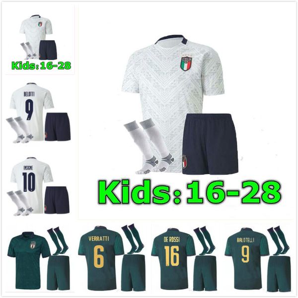 

19 20 italy occer jer ey in igne immobile 2019 2020 away third kit italy renai ance jer ey men uniform kid belotti football hirt, Black;red