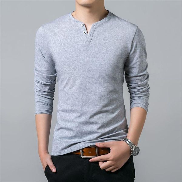 

print t shirt men spring summer long sleeve henry collar t shirt men brand soft pure cotton slim fit tee shirts cotton trend, White;black