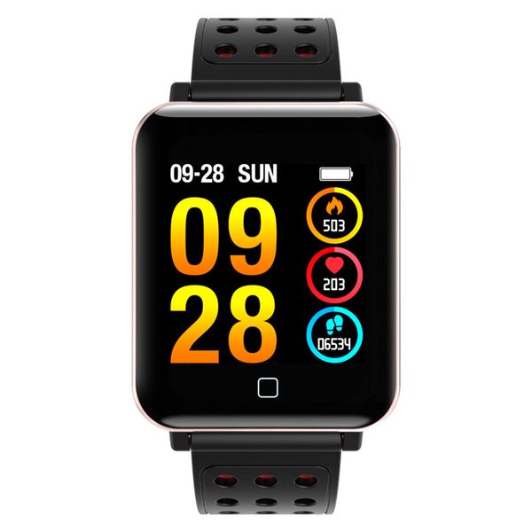 M19 inteligente Pulseira de Fitness Pressure Tracker oxigênio Sangue Heart Rate Monitor Esporte relógio inteligente de pulso impermeável para iPhone Android