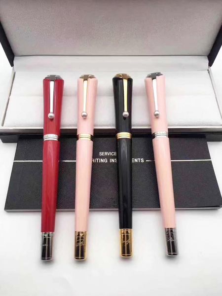 

2018 fashion muses marilyn monroe signature roller ball pen or fountain pen luxury elegant mb brand write ink pens for lady gift