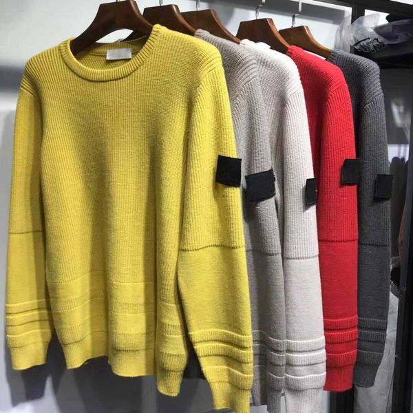 

sweater new arrive mens designer sweater classic epaulettes luxury sweaters street casual fashion sweatshirt comfort loose cardigan men, White;black
