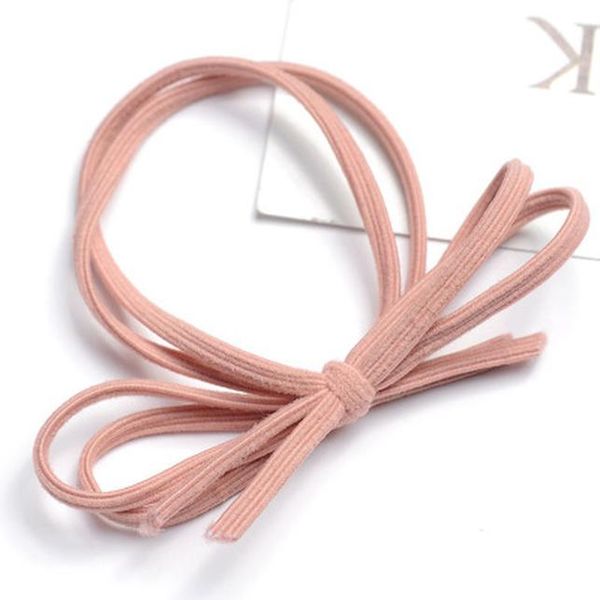 

purplish red ribbon rubber bands elastics hair band assorted colors girl bebe kids cravatte per capelli vintage rimmer rdfze, Black;brown