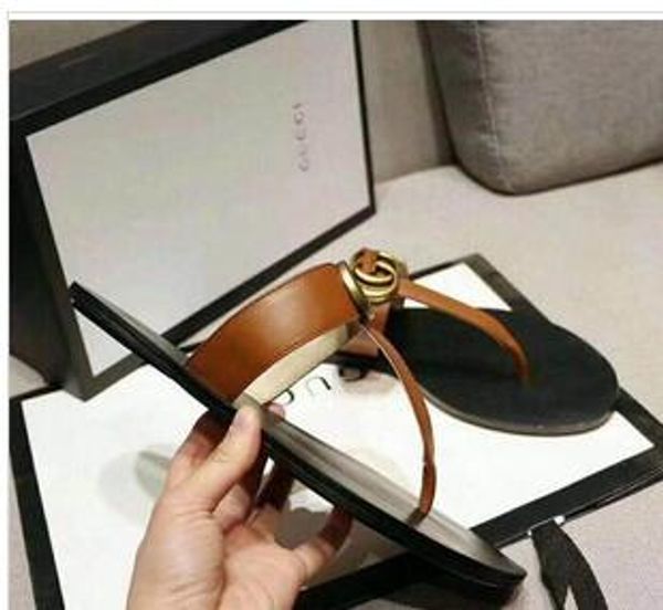 

summer flip-flops girl summer 2019 new style flip-flops student flats sell slippers with original box, Black