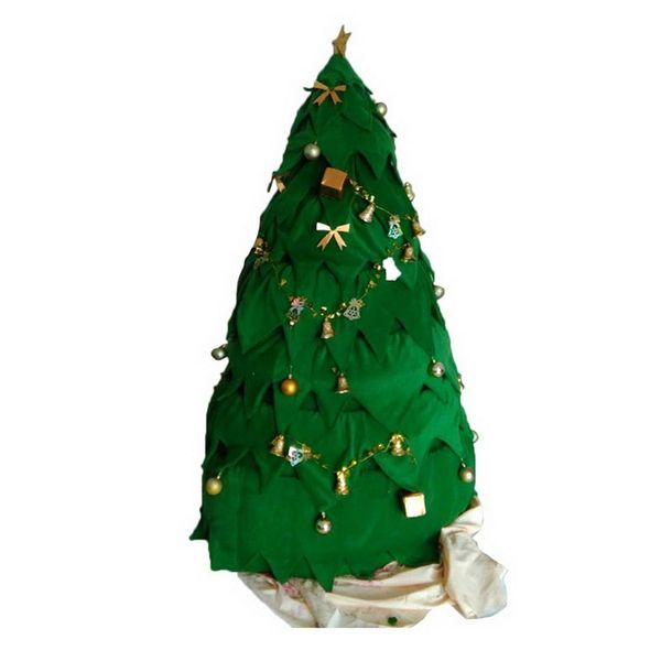 

christmas tree mascot costume cartoon character size longteng (tm)02, Red;yellow