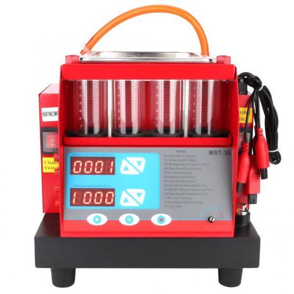 

auto petrol gasoline fuel injector cleaning machine cleaner injector tester mst-30 4 cylinder function the same as cnc602a