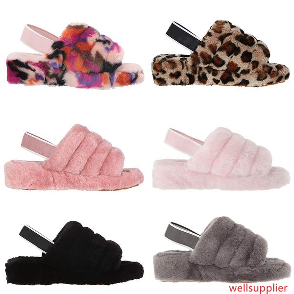 

women furry slippers australia fluff yeah slide winter sandal designer casual shoes boots fashion luxury pantoufle furry mirabelle 36-41