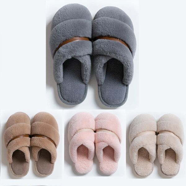 

2020 hotsale non-brand winter женщины мужчины тапочка мех шлепанцы сандалии крытый держать теплый дом обувь резиновые плоские сандалии 38-45, White;red
