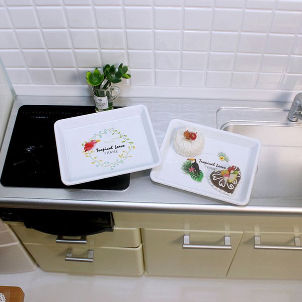 

1/12 dollhouse mini metal plate моделирование tray модель кухни игрушки для украшения