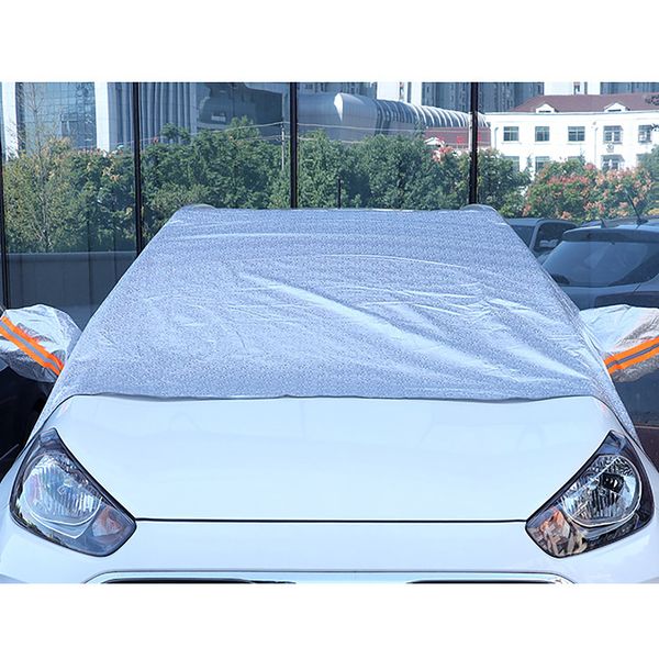 

universal winter snow block car front bumper half car wash cover snow and frost heavy duty peva snowproof rainproof frostproof