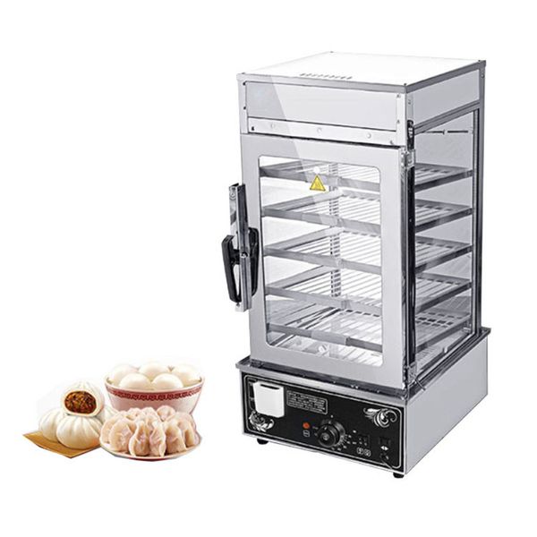 

wholesale commercial steamer display convenient bun steamer bread food warmer stuffed bun steam machine