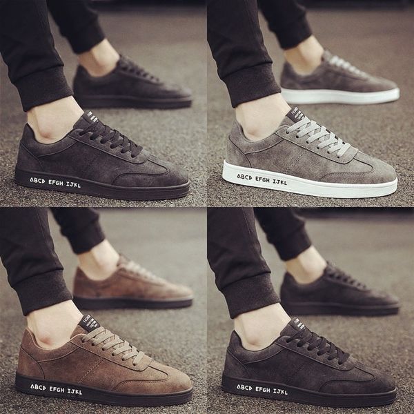 

2018 winter new style men sneakers korean-style trend versatile men's shoes students black and white with pattern social lively