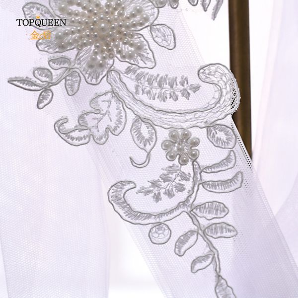 

ueen wsl03 1.6m long veil lace headband bridal wedding veil flowers hairpiece bride headpieces bridal hair accessories