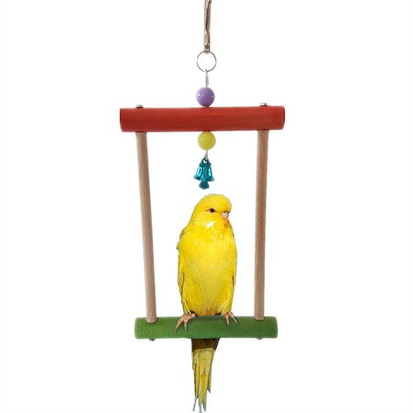 

wooden parrots swing toy bird standing chew toy parrot parakeet budgie cockatiel cage hammock hanging bird supplies 40ja16