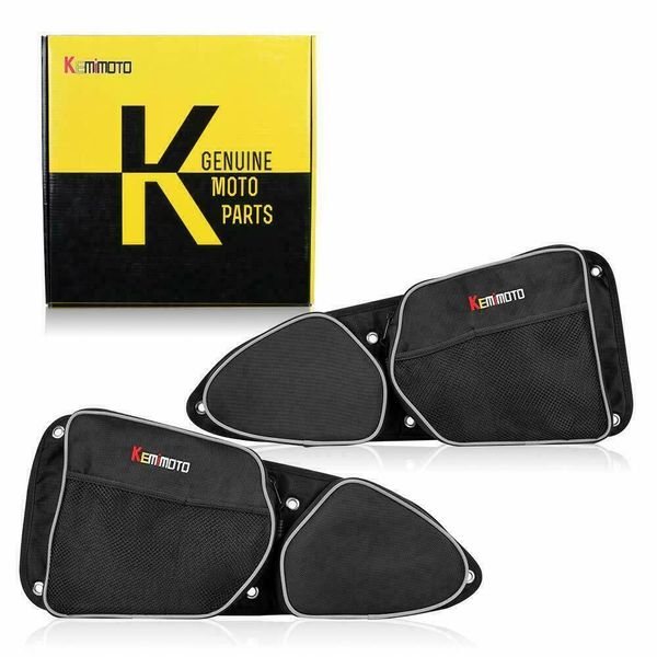 

utv left & right side door bag storage bag knee pad for polaris rzr xp 1000 900xc s900 2014 2015 2016 2017 2018