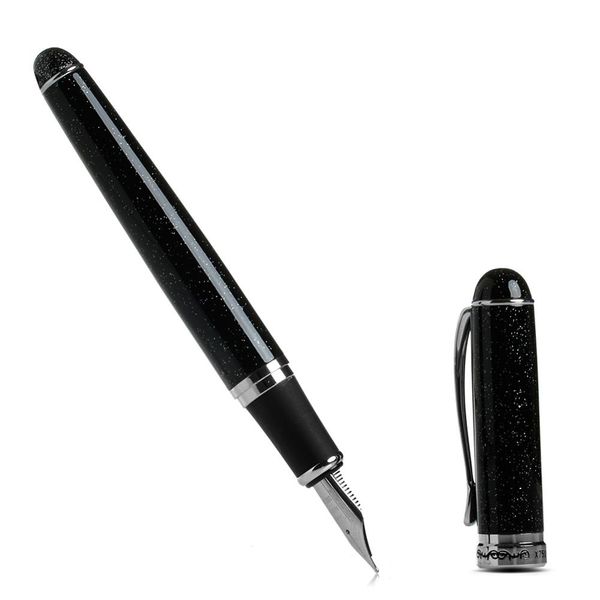 

mode jinhao x750 plume chatoyants noir sables moyen nib