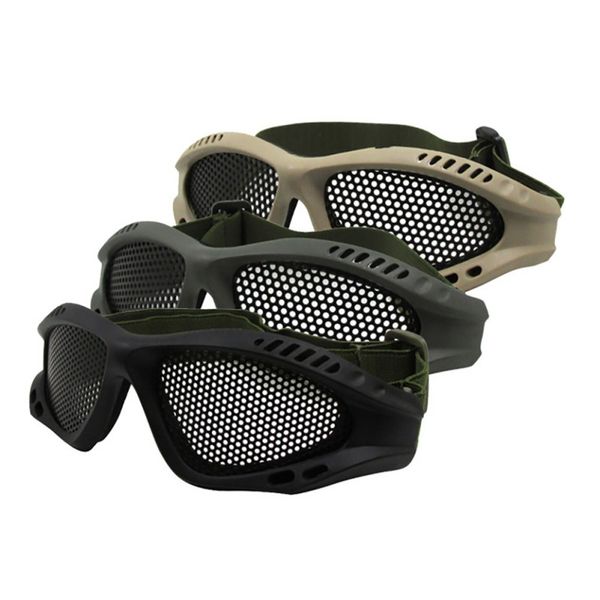 

headband tactical cycling paintball climbing protect eyes no fog mesh glasses wire mesh lens eye wear goggles new