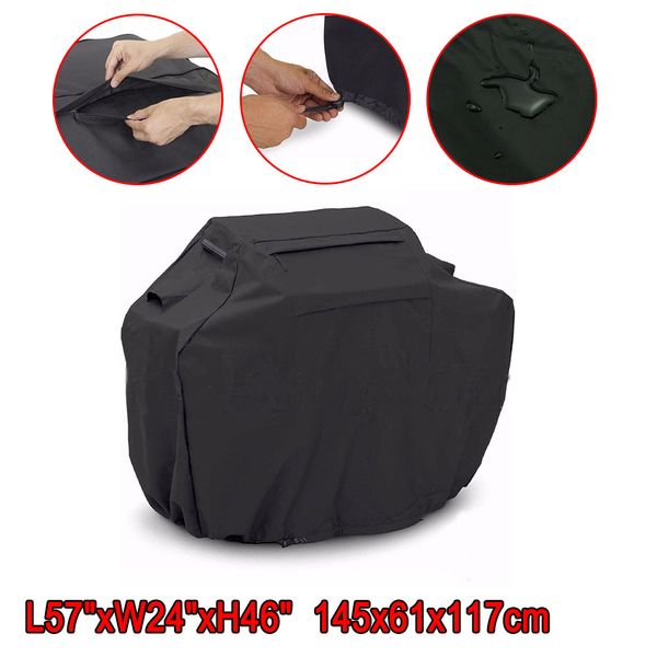 

163x61x122cm cover waterproof bbq cover gas barbecue grill patio protector