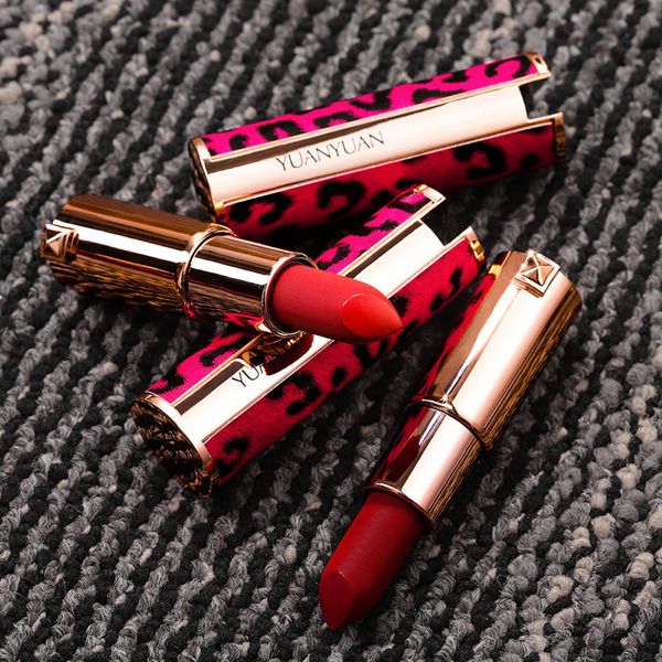 

lism leopard matte lipstick moisturizing long-lasting makeup lip gloss lipstick waterproof beauty makeup cosmetics