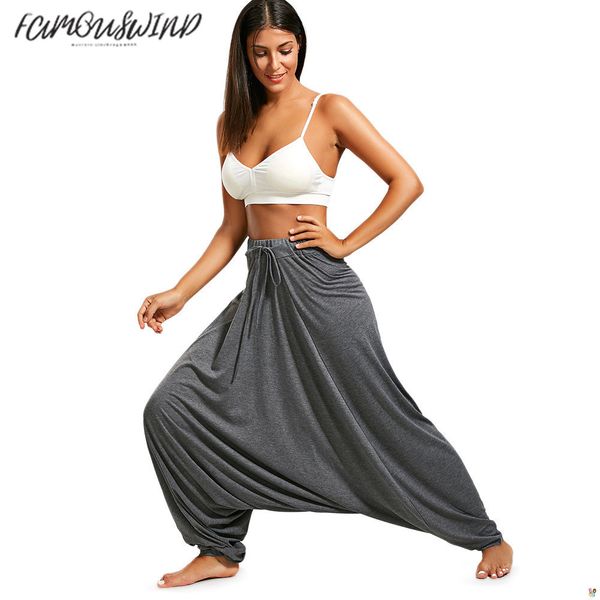 

trouser pants drop bottom harem women with drawstring casual loose plus size full length pants hippie balloon pants drawstring s-2xl, Black;white