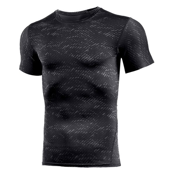 

brand fashion luxury designer men compression t shirt workout sport running t-shirt short jogging tshirt men fitness jersey rashgard gym ath