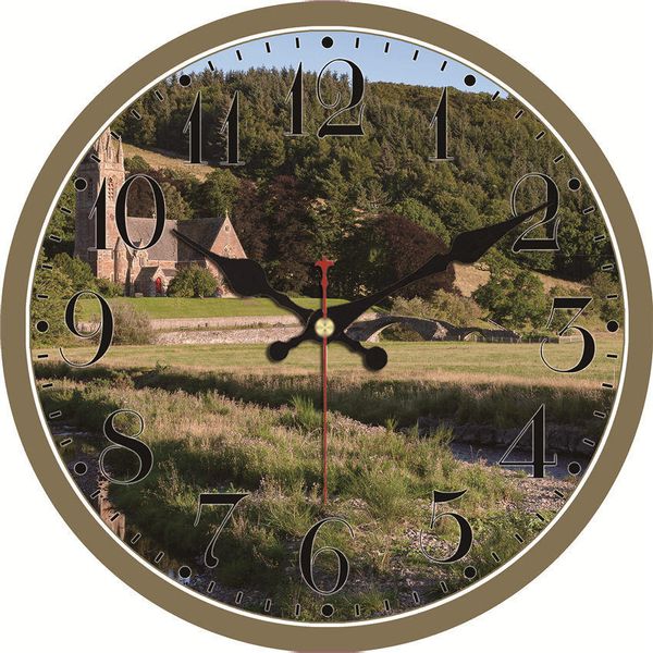 

shabby chic,farm wall clock,bedroom clock wall,non ticking