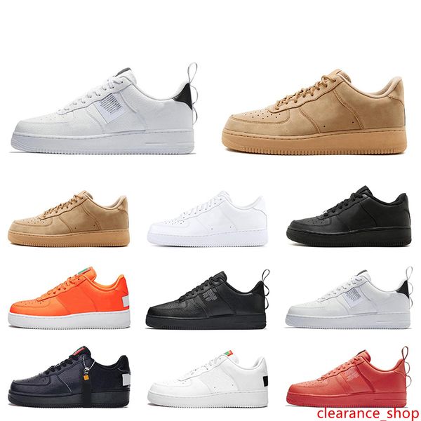 

2019 new one 1 dunk men women fly running shoes sports skateboarding ones shoes low cut white black outdoor trainers sneakers size 36-45