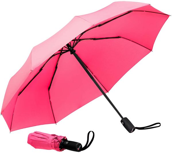 

дорожный зонт с тефлоновым покрытием-розовый