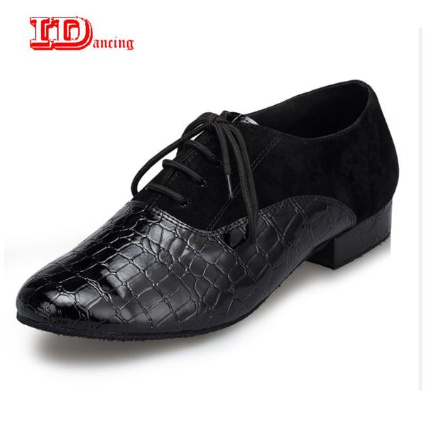 

ballroom dancing shoes men's latin dance shoes fashion tango square genuine leather low heel