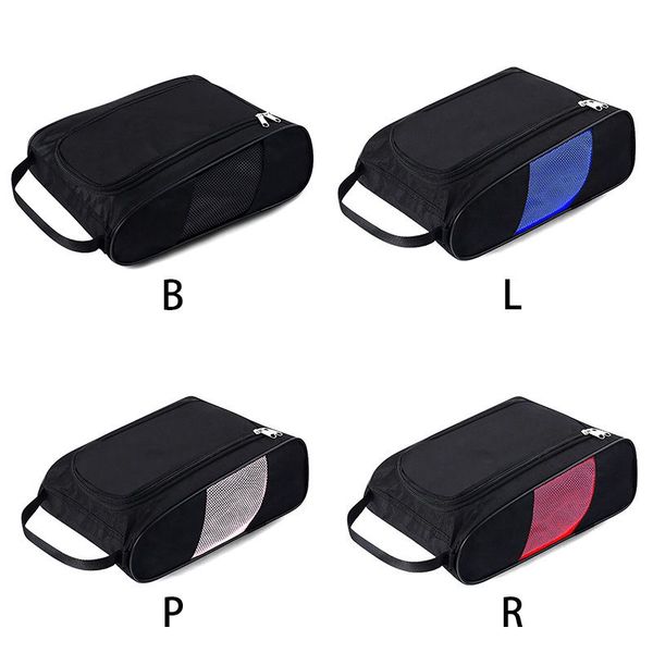 

2019 golf shoes bag breathable portable water resistant zipper shoe case carrier