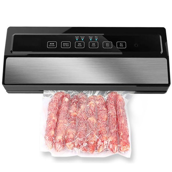 

vacuum sealer fully automatic portable household food wet dry 220v 110w packaging machine sealing include 5pcs bags free