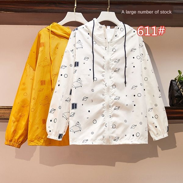 

2020 thin female autumn bf fashion student loose clothes 2020 sunscreen thin female autumn bf fashion student coat coat loose sunscreen clot, White