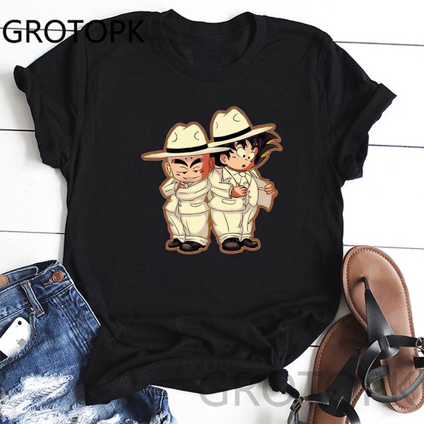 

наруто мультфильм printed смешная футболка прохладный tops streetwear tumblr женщины одежда vintage tee shirt femme harajuku, White