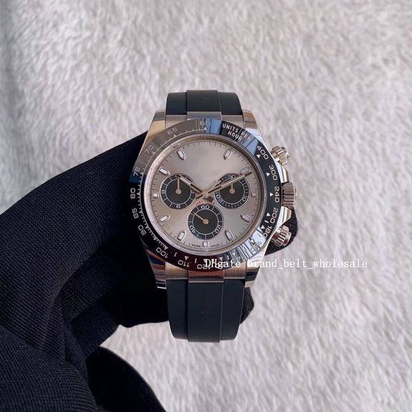 

2020 shopkeeper recommend 40mm 116519 sant blanc no cosmograph серый циферблат керамический безель высококачественный сапфир автоматические, Slivery;brown