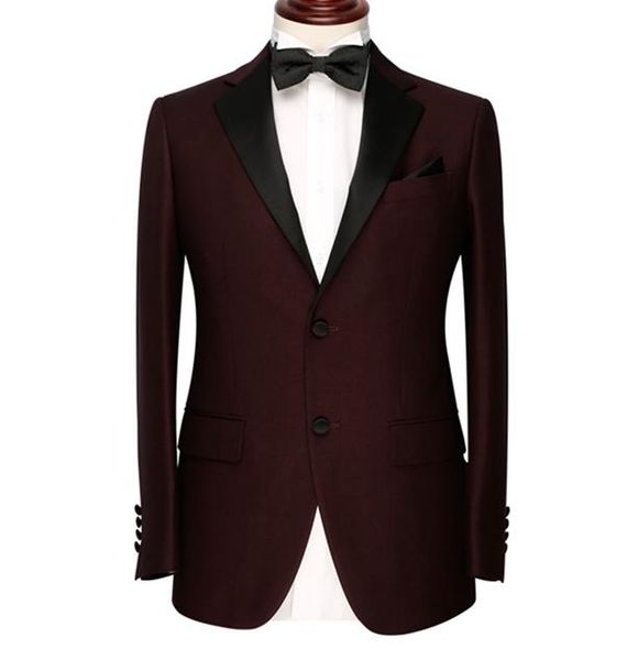 

новая популярное groomsmen нотч две кнопка (куртка + штаны + tie) жених смокинги groomsmen шафер костюм мужской свадебные костюмы жених 692, Black;gray