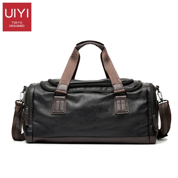 

retro large capacity japanese men's bag shoulder messenger bag men's handbag pu leather large capacity travel fitness