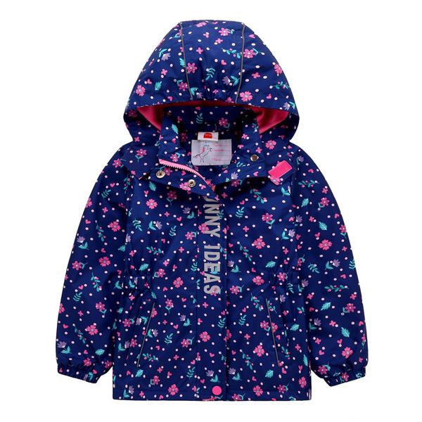 

2020 spring autumn girls jacket warm waterproof baby windproof jackets girls coats child hooded children outerwear for 3-12 year, Blue;gray