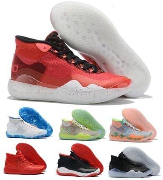 

basketball shoes kd kevin durant 12 sneakers zoom 90s eybl the day one dub nation warriors home university orange 2019 men zapatos shoes