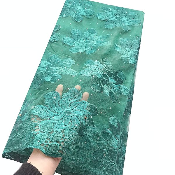 

aso ebi embroidered french tulle mesh lace fabric green beaded bridal lace fabric pink african lace fabric for party dress, Black;white