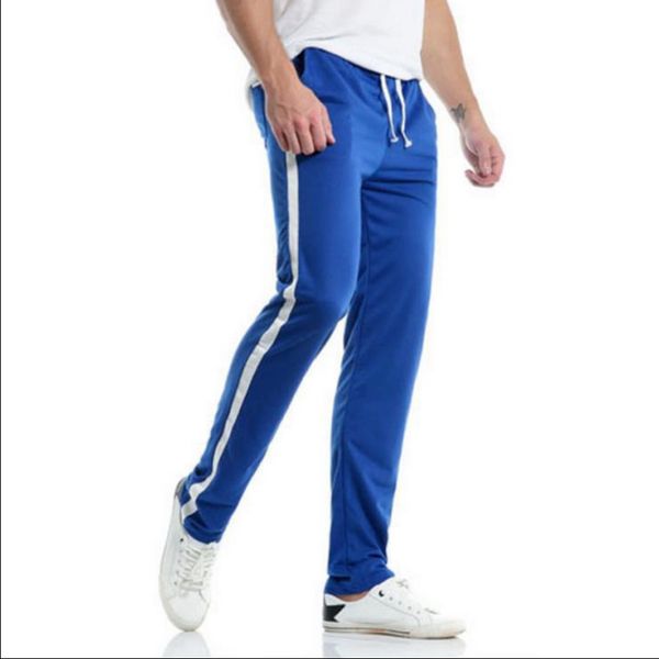 

mens casual stroed long pants slim fit cotton trousers, Black