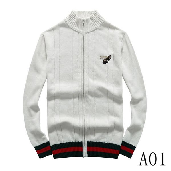 

designers men's and women's bottoming shirt autumn slim sweater autumn warm pullover sweater black pullover cotton knitted yarn 06, White;black