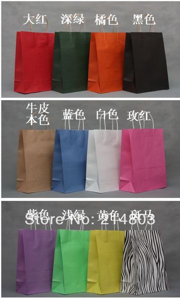 

100pcs lot) size w25xh33xd12cm wholesale shopping bag paper