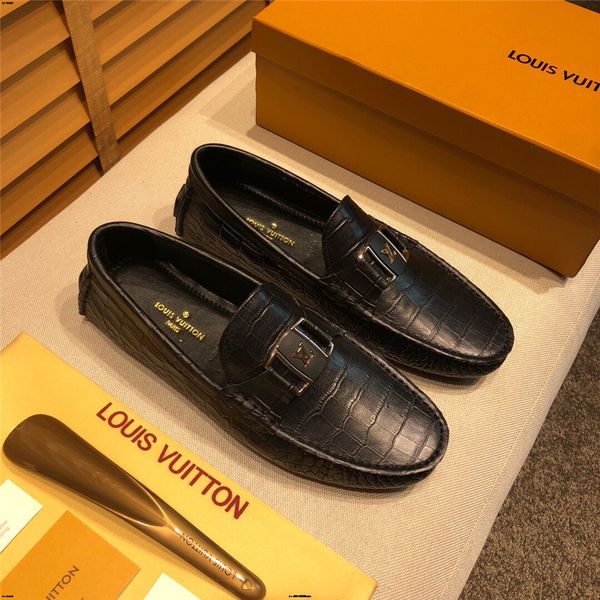 

19ff mens loafers leather italian men shoes casual luxury brands summer men loafer man moccasins breathable slip on boat shoes black