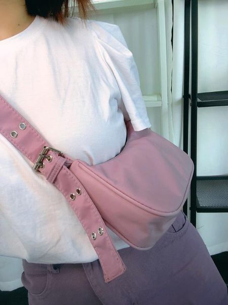 

2020 new ladies armpit bag fashion casual shoulder bag retro wide shoulder strap elegant women's crossbody