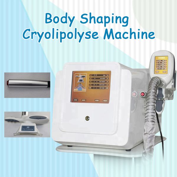 

2019 weight loss cryotherapy cool tech fat ing slimming machine with heat massage / cryo